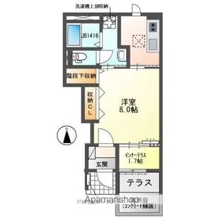 アルソーレ(ALSORE)【1階】の間取り