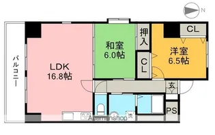 リップルガーデンⅠ【1階】の間取り