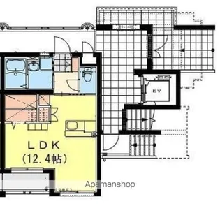 センチュリー中村【3階】の間取り