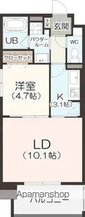 ヴィファーレ金山【4階】の間取り