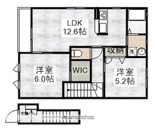 ニーベ【203号室】の間取り