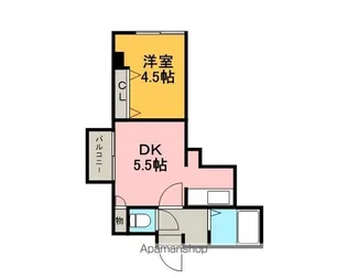セントラルコーポ朝日【209号室】の間取り
