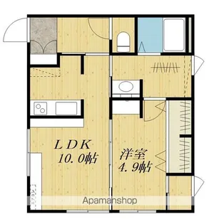 FEELBETTER ARISADA RESIDENCE【205号室】の間取り