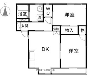 ラプラスゆう【M201号室】の間取り