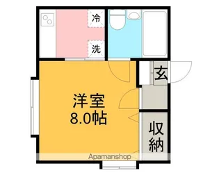 岩手県盛岡市前九年2丁目【アパート】の間取り