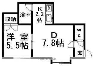 エクセレント真栄【2階】の間取り