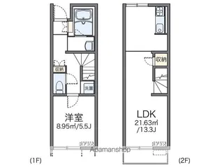 レオネクストドリームみすず瀬戸【104号室】の間取り