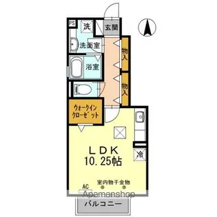 グラード【1階】の間取り