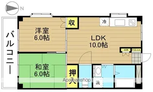 メゾン沖田【1階】の間取り