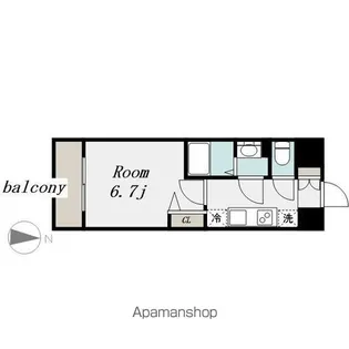 プレサンス上前津エレスタ【7階】の間取り