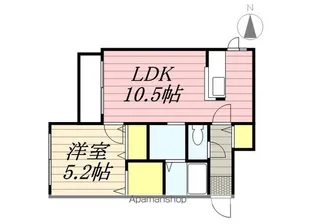 第12旭レジデンス【3階】の間取り