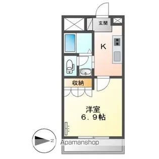 コーラルリーフ【2階】の間取り