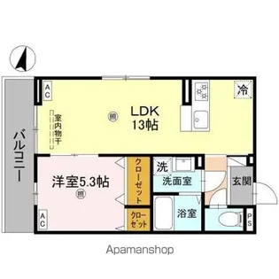 ボヌールメゾンkasugaⅡ【2階】の間取り