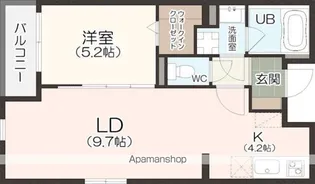 カロス新栄【3階】の間取り