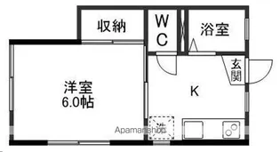 エクセル青葉苑【101号室】の間取り