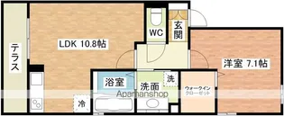 ベル フェリシア【1階】の間取り