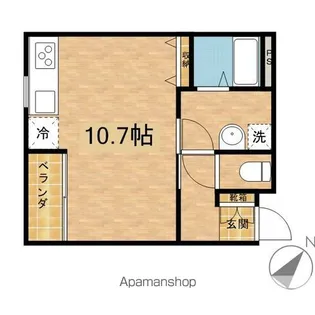 SO SAKAE【2-C号室】の間取り
