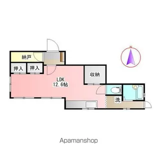 安田マンション【1階】の間取り