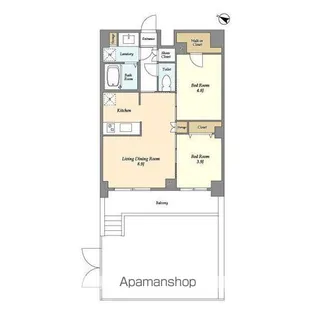 URBANLINK護国寺【1階】の間取り