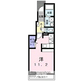 ウェール【1階】の間取り