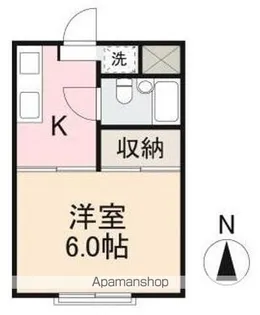 春日Kコーポ【1階】の間取り