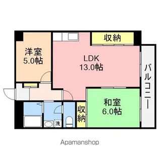 アーデル天神尾【6階】の間取り