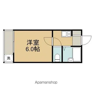 メゾンしなの【102号室】の間取り