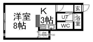 メゾニティサエキⅠ【205号室】の間取り