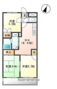 クリアスカイ【3階】の間取り