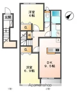 コンフォース【2階】の間取り
