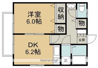 フラワーハイム【2階】の間取り