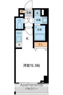 プライムアーバン住吉Ⅱ【7階】の間取り