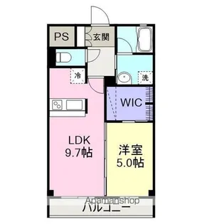 エルセラーン・プリマⅡ【105号室】の間取り