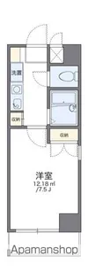 レオパレスRX倉敷【8階】の間取り