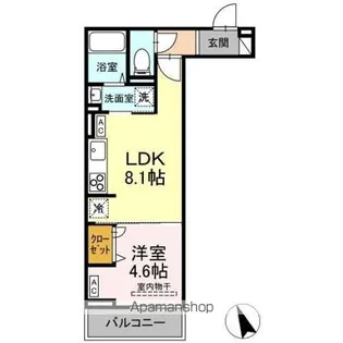 Asset−Court立川富士見町B【2階】の間取り