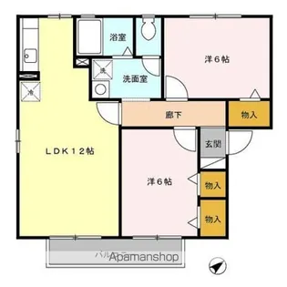 ひまわり【2階】の間取り
