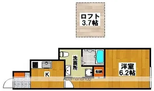 ピコラカーサ【R号室】の間取り