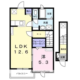 メゾン ヒヨリ【2階】の間取り