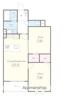 東京都練馬区高松1丁目【マンション】の間取り