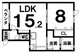 ラフィン5【2階】の間取り