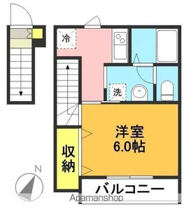 ライズ【203号室】の間取り