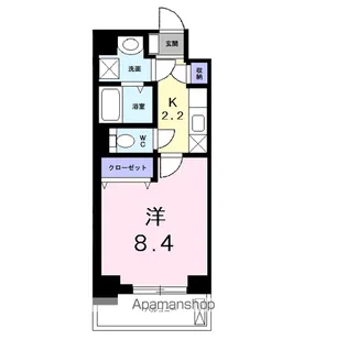 グラース・ベル・ウッド【3階】の間取り