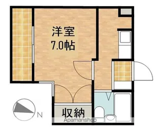 コナビック東伊場【3E号室】の間取り