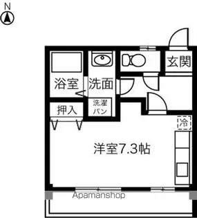 VEREDE泉【301号室】の間取り