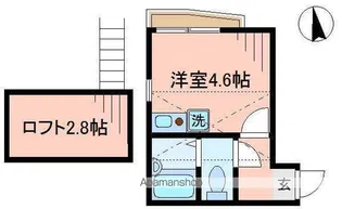 エスポワール蒲田壱番館【3階】の間取り