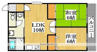 メゾンリリス【2階】の間取り