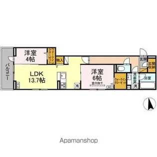 HANABUSA VII【3階】の間取り