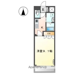 ラ クローン【2階】の間取り