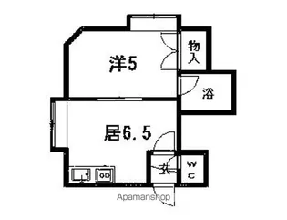 第1ハイツフラワー【103号室】の間取り