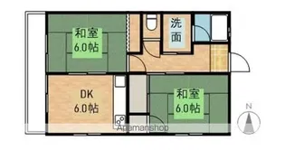 コーポショウサンⅡ【2階】の間取り